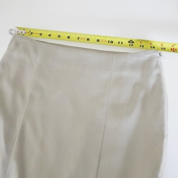 Sportalm  Switzerland Skirt Lace Trim Lyocell Athletic Soft Taupe 6 - Picture 10 of 12